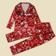 Burts Bees Pajamas Christmas Red Printed ParentChild Pajama Set Burt
