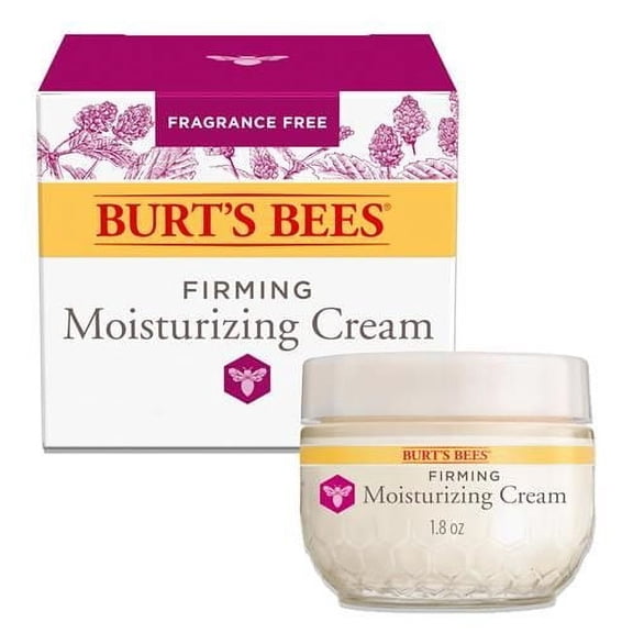 Burts Bees Renewal Firming Face Cream, Anti-Aging Retinol Alternative, Moisturizing Natural Origin Skin Care, 1.8 Ounce (Packaging May Vary) Packaging May Vary - Pack of 2