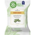 thumbnail image 1 of Burts Bees Sensitive Facial Cleanser Wipes, Aloe Extract, 36 ct, 1 of 19
