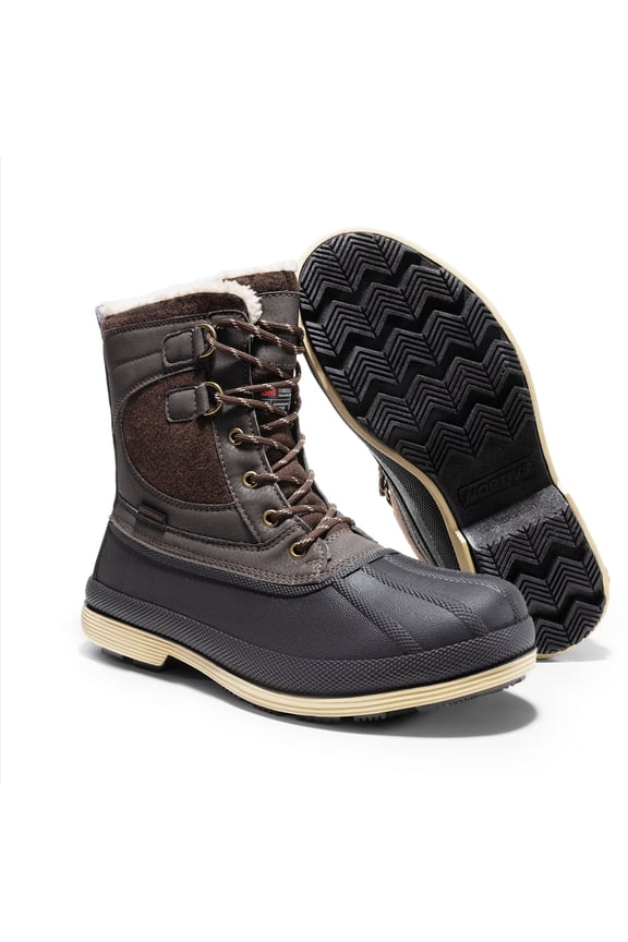 Burudani Men's Waterproof Winter Snow Boots