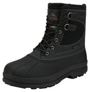 NORTIV 8 Mens Snow Boots Insulated Waterproof Rugged Duty Outdoor Winter Boots