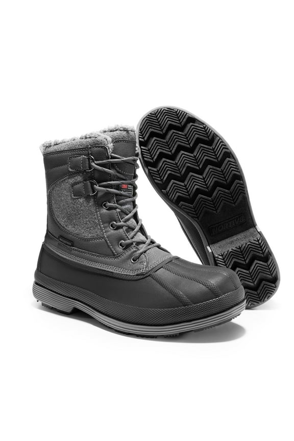 Burudani Men's Waterproof Winter Snow Boots