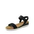 thumbnail image 1 of Burudani Women's Comfort Ankle Strap Shoes Espadrilles Wedge Sandals, 1 of 6