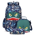 thumbnail image 1 of Burufy 3PCS School Backpacks Set with Lunch Box & Pencil Case, Lightweight Waterproof Kids Backpack for School & Travel Bookbag, 1 of 7