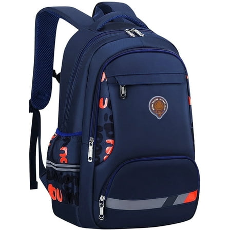 Burufy School Backpack for Boys Kids, Printed Lightweight School Bag Large Durable School Bookbags