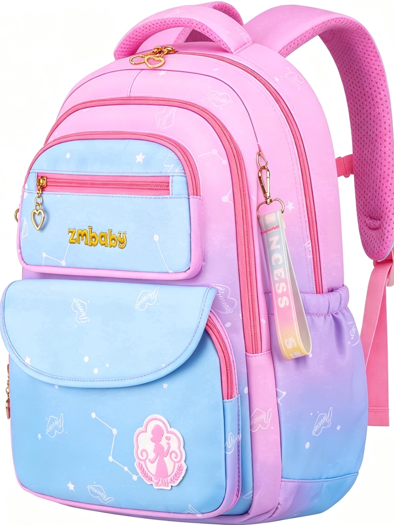 Gmdisc School Backpack for Girls,Fashion Large Capacity School Bag for Teens Students,Lightweight Backpack Cute Bookbags for Primary School Gift