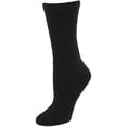 thumbnail image 1 of Buruka  Crew Comfort Diabetic Socks (3 Pairs) (Women), 1 of 3