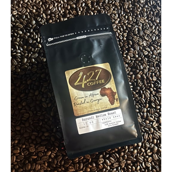 Generic Whole Bean Coffee, Medium Roast, Naturally Caffeinated, 12 oz Bag