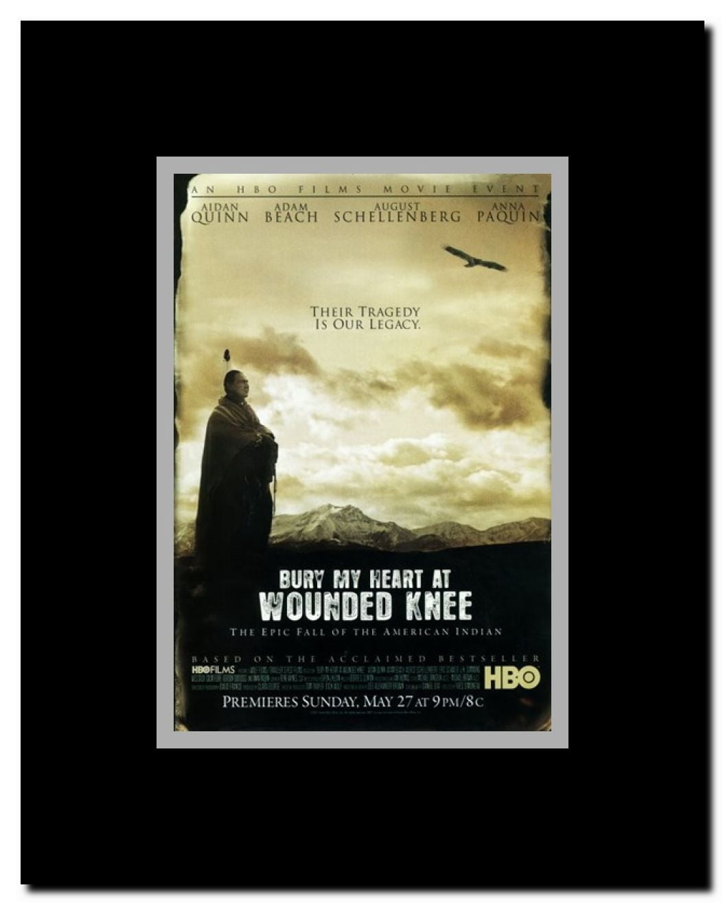Bury My Heart at Wounded Knee Framed Movie Poster
