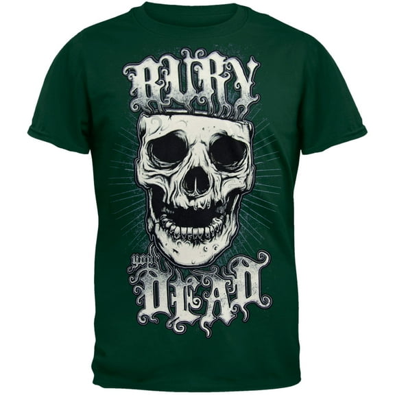 Bury Your Dead Men's Laughing Skull Short Sleeve T Shirt