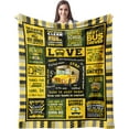 thumbnail image 1 of Bus Driver Appreciation Gifts Blanket 60"x50" - School Bus Driver Gifts Throw Blanket - Birthday Graduation Gifts for Bus Drivers Blankets - Back to School End of Term Gifts for Bus Driver, 1 of 6