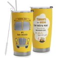 thumbnail image 1 of Bus Driver Appreciation Gifts - Stainless Steel Best Bus Driver Tumbler Cup 20oz for School Bus Driver - Gifts for Retired Bus Driver, 1 of 6