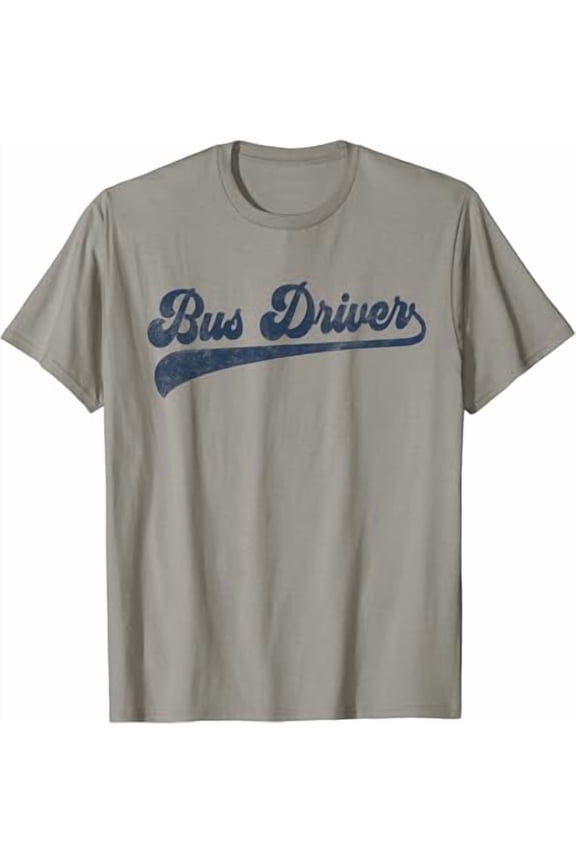 Bus Driver Cute Vintage Graphic T-Shirt