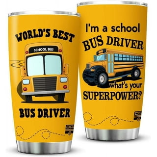 Coolertaste Bus Driver Gifts For Women Men, School Bus Driver  Appreciation Gifts, Bus Driver Tumbler Cup 12oz, Gifts For Bus Drivers,  Back to School End Of Term School Present, Christmas