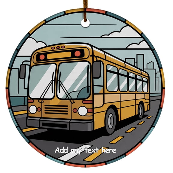 Bus Driver Ornament Christmas 2025 Ornament Keepsake, Personalized Decoration and Gifts for Bus Driver Lovers