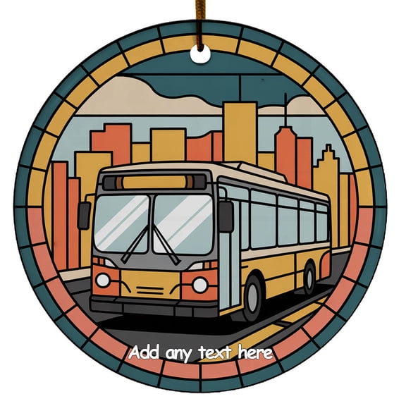 Bus Driver Ornament Custom Text Ornament for Family or Friends Who Loves Bus Driver, Christmas 2025 Keepsake