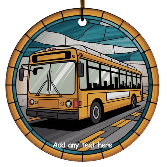 Bus Driver Ornament Personalized Ornament, Holiday Gifts for Bus Driver, Colleagues, Parents or Friends, Christmas 2025