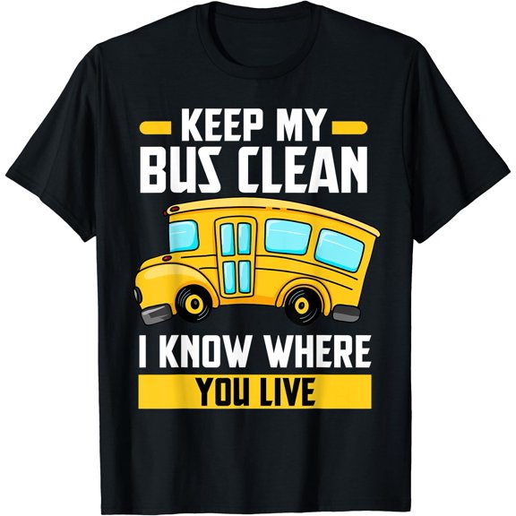 Bus Driver School Traffic Stops T-Shirt