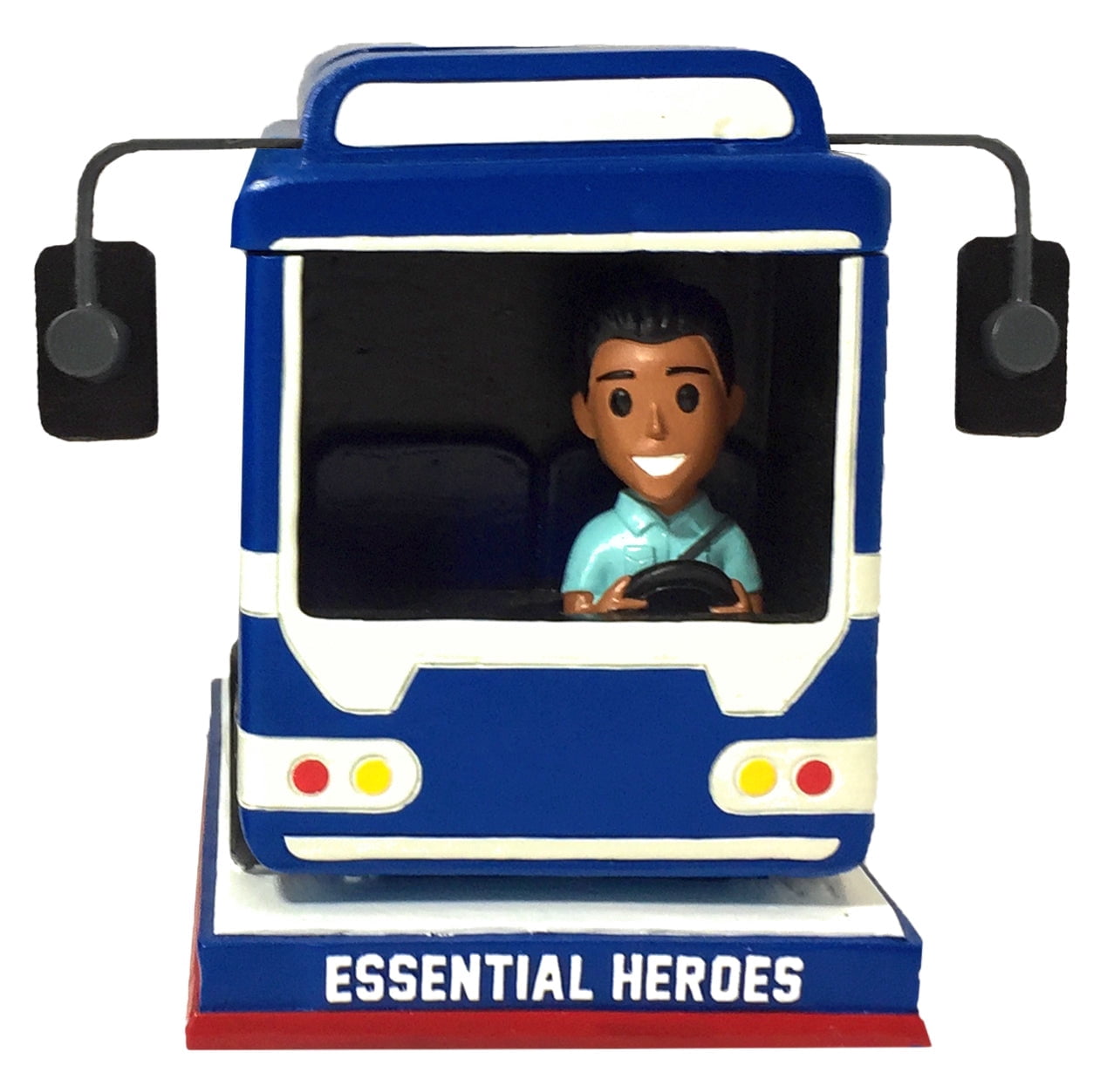Bus Driver Truck Driver Essential Heroes Bobblehead Male Dark Skin Tone ...