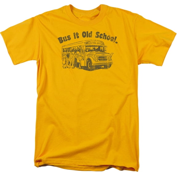 - Bus It Old School - Short Sleeve Shirt - X-Large