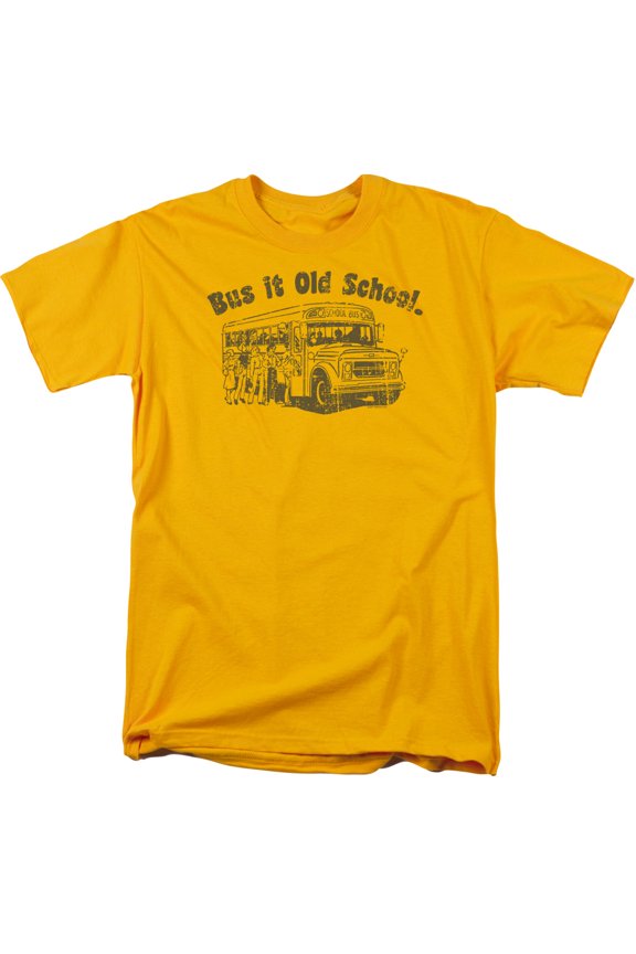 - Bus It Old School - Short Sleeve Shirt - X-Large