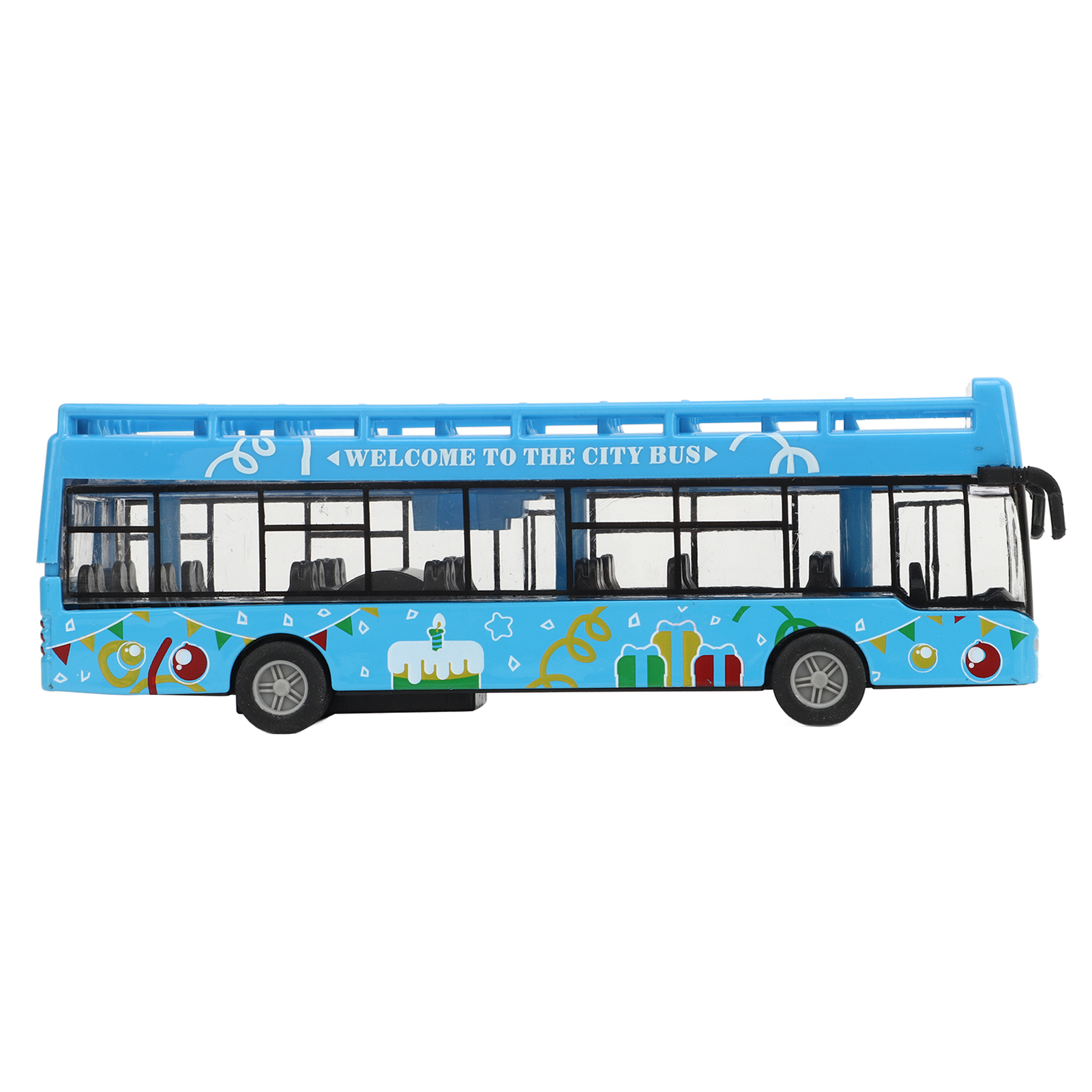 Bus Model Toy Alloy Pull Back Vehicle High Simulation City Bus Toy ...