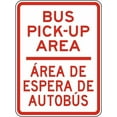 thumbnail image 1 of Bus Pick-Up Area Sign Traffic Signs School Zone Metal Tin \8 x 12 Inch for Home or Work, 1 of 4