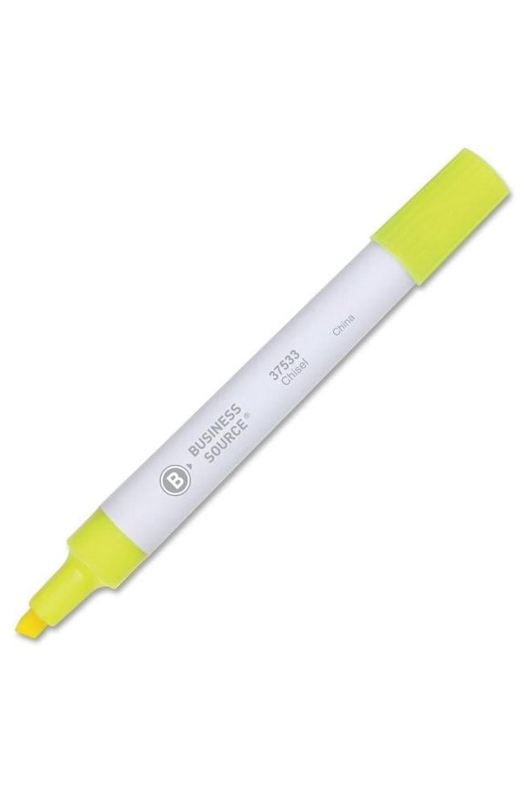 Chisel Tip Yellow Value Highlighter - Yellow