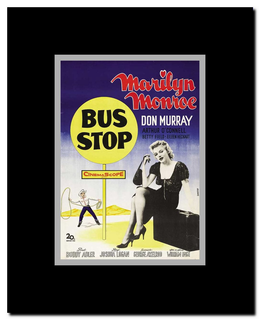 Bus Stop Framed Movie Poster