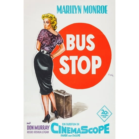 Bus Stop Movie Poster Masterprint