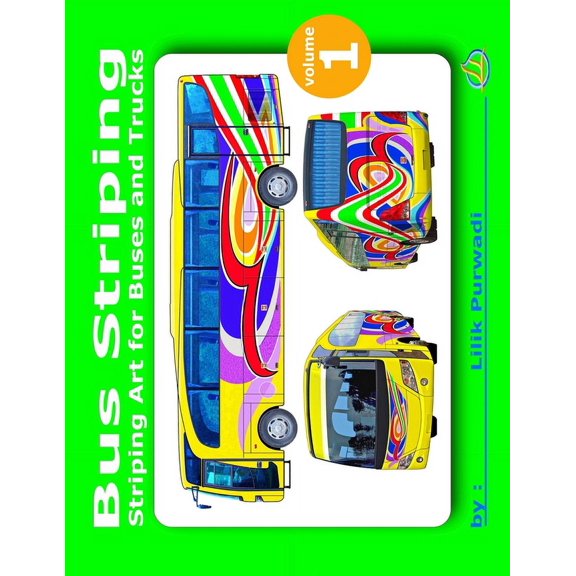 Bus Striping: Striping Art for Busses and Trucks (Paperback)