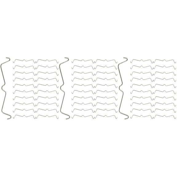 BusSunset 300 pcs Stainless Steel Peg Hook Locks Peg Hook Securing Clip Pegboard Hook Clips