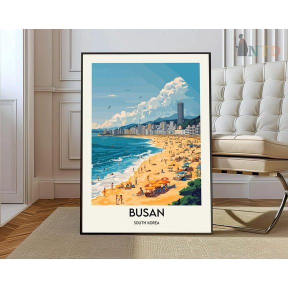 Busan Print, Busan Poster, Busanbusan Art Print, Busan Artwork, Busan Photo, Busan Photography, Busan Travel, Busan South Korea Wall Art, Modern Wall Decor, 8x12 UNFRAMED