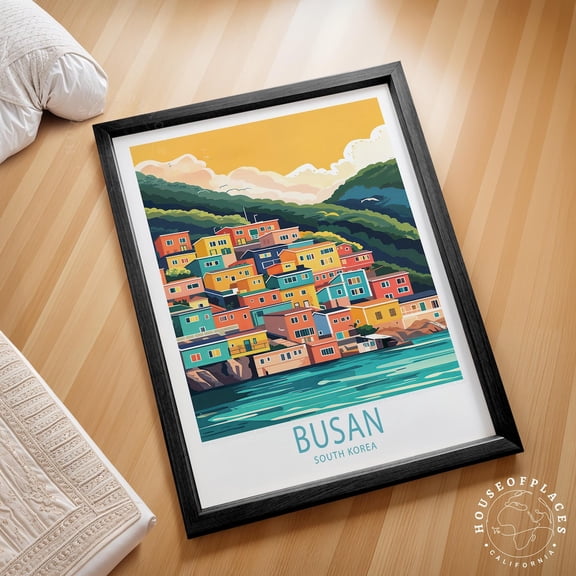 Busan South Korea Scenic Travel Home Decor