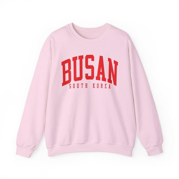 Busan South Korea Sweatshirt Gifts Crew Neck Shirt Long Sleeve Unisex