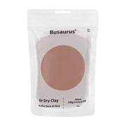BUSAURUS Air Dry Foam Clay, 100g, Brown/Earth Tone, Non-Toxic, Soft Magci Modeling Clay for Kids & Adults