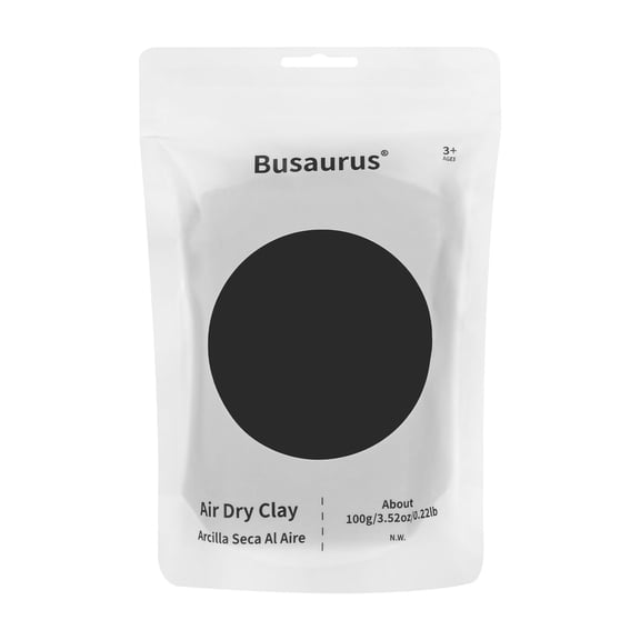 100g Black Air Dry Foam Clay for Kids & Adults- Soft Magic Modeling Clay for Cosplay, Slime, School & Art Crafts Projects - Non-Sticky, Non-Toxic
