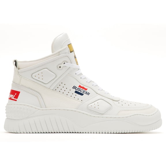 Buscemi Men's Basket High White Shoes, from StockX