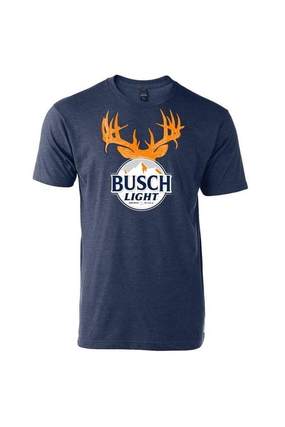 813365-small Busch Light Hunter Orange Buck Horns T-Shirt, Small