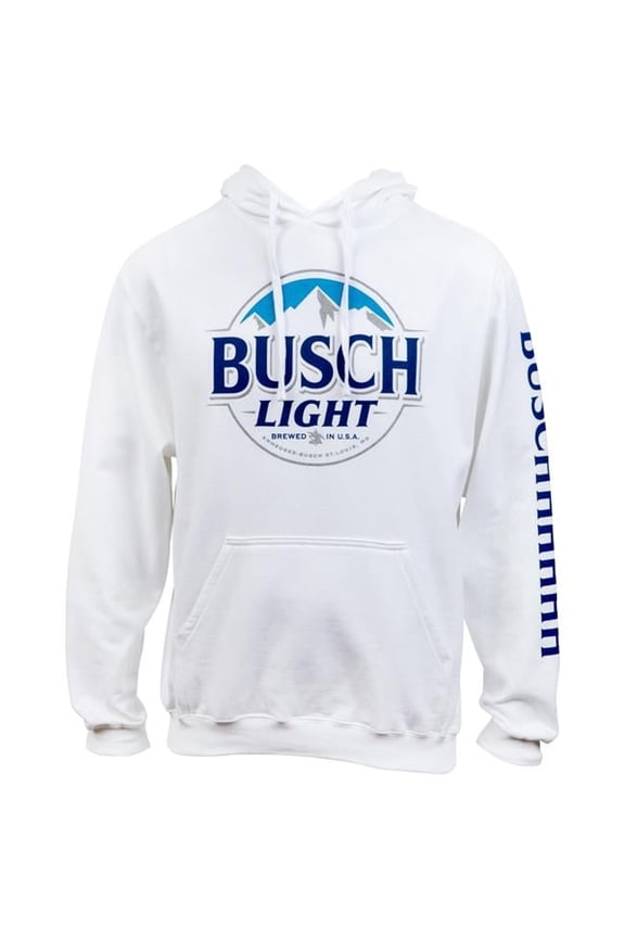 817292-large Light Beer Logo White Colorway Hoodie - Large