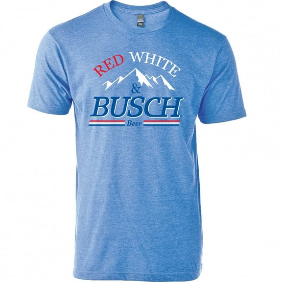 Busch 824143-3xlarge Red White & Busch T-Shirt for Men, 3XL