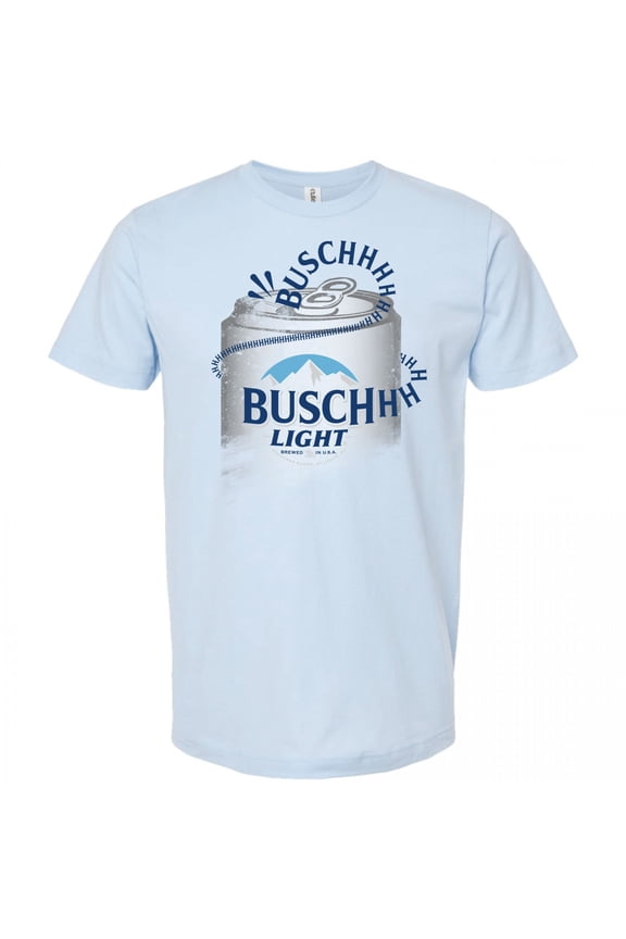 863817-small Busch Light Buschhhhhhhh Colorway Cotton T-Shirt, Blue - Small