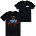 thumbnail image 1 of Busch 898255-medium Light Neon Cowboy Front & Back Print T-Shirt - Black - Medium, 1 of 1