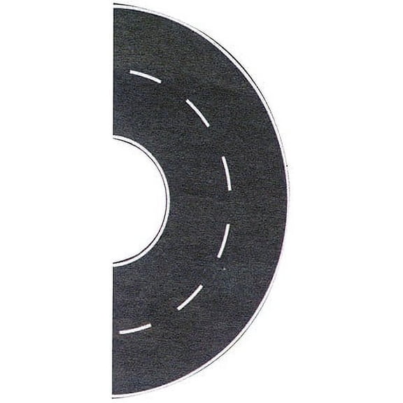 Busch 9711 HO Scale Asphalt Curved Road
