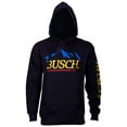 thumbnail image 1 of Busch Beer Mountain Logo Men's Blue Hoodie-Large, 1 of 3