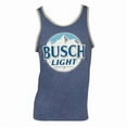 thumbnail image 1 of Busch  Busch Light Logo Mens Ringer Blue Tank Top - Medium, 1 of 1
