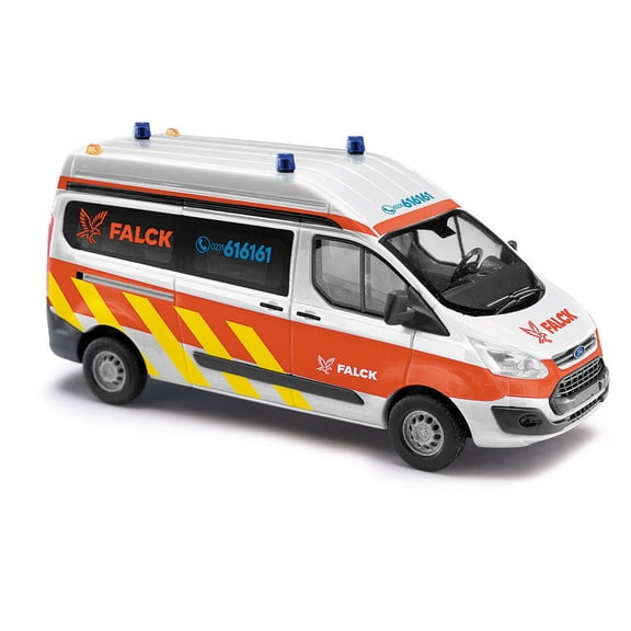 Busch - Ford Transit Custom Bus Rettungsdienst Falck 2012 (4/22) *ba52515