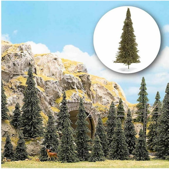 Busch HO/N/O/S Scale Pine/Evergreen Trees (1-3/16 to 2-3/8" Tall) 60-Pack