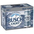 thumbnail image 1 of Busch Light American Lager Beer 12 pack, 16 fl oz Aluminum Cans, 4.1% ABV, 1 of 8