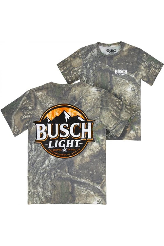 898374-2xlarge Camo Blaze Washed Front & Back Print Short Sleeve T-Shirt - 2XL
